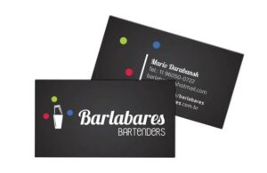 Elements of a Standout Bartender Business Card
