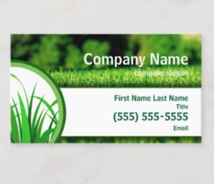 Business Card Ideas for Lawn Care