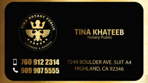 Essential Information for Notary Business Card Ideas
